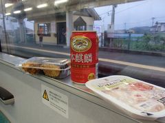 こちらは富士行きの普通列車で、東海道線へ。
コンビニで買ったお酒で軽く一杯やりつつ、富士駅へ向かいます。
