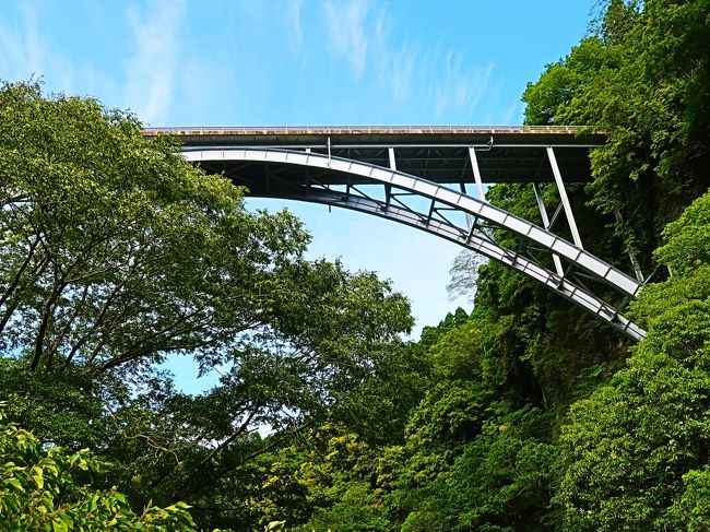九州28 高千穂峡 渓谷入口＝遊歩道＝ハイキング ☆槍飛/七ツケ池