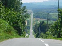 ここがかの有名なジェットコースターの路の頂点。
写真で写しても結構な角度を感じますが、実際はもっと過激なアップダウンに見えましたね～。