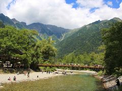 河童橋と穂高連峰