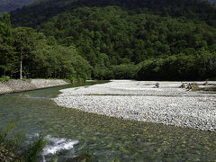 上高地梓川の清流