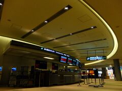 今回はデルタ（19：00成田発）でホノルルへ向かいました。
成田空港第一ターミナルは静かでした。