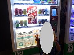 長い入国審査の列に並んでいる間に子供から喉乾いたコール。もっと早く言ってよーまだまだ時間かかるのよ！！

荷物を受け取ってからはまた両替作業があるので、夫が下の子と両替しているうちに先に出て自販機でお茶を買うことにしました。
前回の旅行で残っていた小銭を子供達にお小遣いとして渡していたので、その小銭で購入。上の子は外国での初めてのお買い物の成功に喜んでいます。