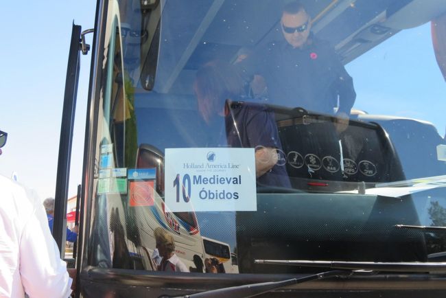 今日は、エクスカーションで、”オビドス”に行きました。