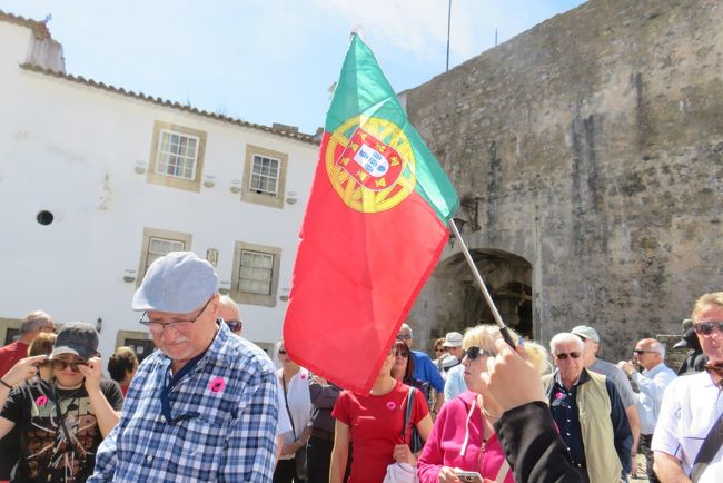 私たちのグループは、ポルトガルの旗が、目印でした。