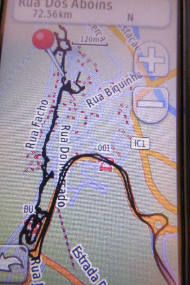 今日の軌跡です。