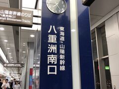 東京駅では八重洲口へ向かいます。東京駅からホテルまで直行のバスがあるとのことだったので、八重洲南口へ来ました。