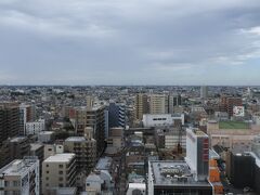 正面の眺め。浦和駅を発車した京浜東北線がチラっと。