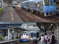 　窪川駅で乗り換えの待ち時間がしばらくあったけど、ここは駅の周りは見るべきところが全然無いよね。

　土佐くろしお鉄道の気動車とJR四国の気動車。ぱっと見似ているように見えたけど、よく見ると結構違うのね。併結出来ないのかな。


　ここからは特急あしずりで高知へ向かいますよ。