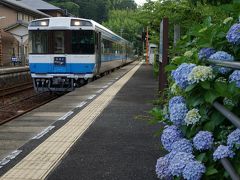 由岐駅に戻り、徳島行きの特急むろと6号に乗り込みます。
