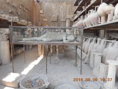 ポンペイ遺跡

フォロ　穀物倉庫（ホッレア）

人体像は溶岩の空洞に石膏を流し込んで造ったもの