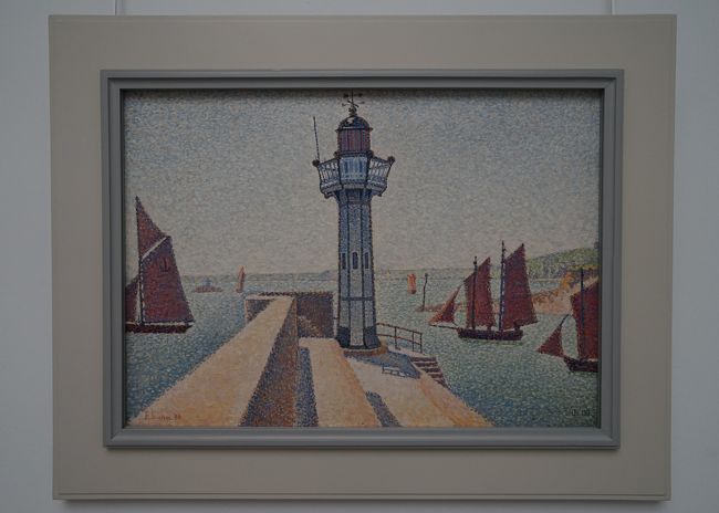 ポール・シニャック、【ポルトリュー、グーヴェルロー】、高級画集画、レゾネより ポール・シニャック、【ポルトリュー、グーヴェルロー】、高級