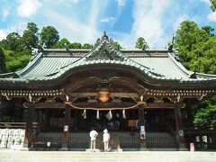 最後に筑波山神社を参拝。登山の無事のお礼も。