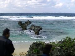 15時半、嵐のJAL広告で有名になった古宇利島のハートロック。