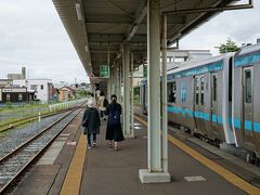 八戸駅13:14ー鮫駅13:35

車内で青森弁に聞き耳をたてていたらあっという間。