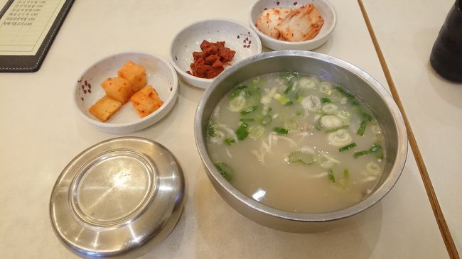 ソウル駅内で食べたソルロンタン