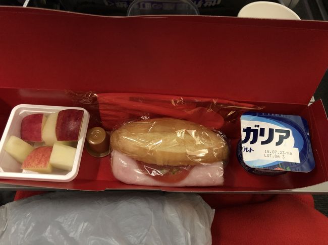 こちら着陸前<br /><br />おっと大切なことを！<br />イベリア航空の機内は案外寒いので、羽織れるものを持参するのが良いかと思います