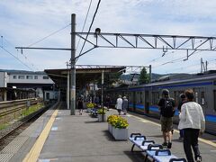 石巻駅に到着。
いつもは快速の仙石東北ラインなので、
たまに仙石線使うととても遠く感じる。

松島海岸10:11ー石巻10:56　仙石線