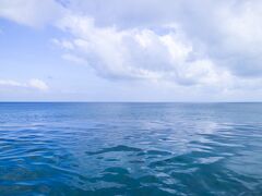 海とプールの境目がわからない、コバルトブルーのインフィニティプールです。感激。