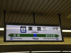 　東京駅で下車します。