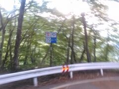 日光駅行きのバスに乗ります帰りのバスは満席でした。

いろは坂はいろは歌に上から順のカーブでなっています。
これは「おくやま」の「や」です。

秋になったらすごいのでしょう。