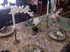 『北野外国人倶楽部』にも行きました。ここには可愛いドレスが展示してあり、小さな女の子がキラキラした目をして見ていました。