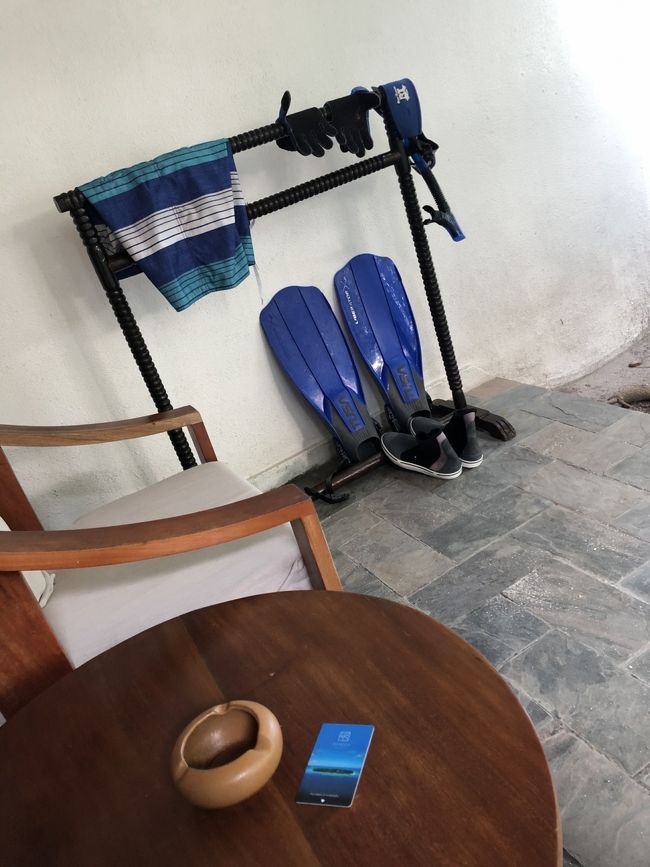 物干しスタンドもありました