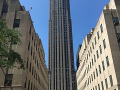 大聖堂から道路の向かい側を見るとロックフェラーが真正面に見えます。
トップオフザロックの場所ですが、展望台に興味が無かったため外観のみ。
冬にはスケートリンクや大きなクリスマスツリーが飾られるようなので、その時に改めて来たいかな。