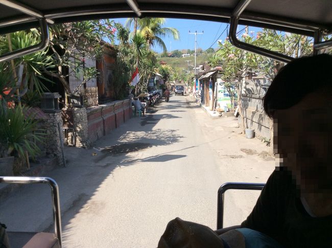 写真の道路が<br /><br />レンボンガン島のメインストリートです！！<br /><br />ほぼ、民家です。<br /><br /><br />ATM（銀行）が1個しかなく、両替もショップ兼用しかなく<br />レンボンガン島で必要なお金はバリ島でご用意ください。<br /><br />