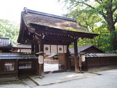 入口から少し入った所にあった河合神社。
下鴨神社の摂末社だそうです。摂末社って何？という質問はしないように。