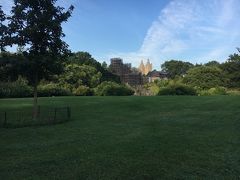 もう少し歩きます。

メトロポリタン美術館近くにあるBelvedere Castleを目指したのですが、どこの道も通行止め…
おかしいと思っていたらまさかの工事中でした。
 
城からの眺めが良いとのことだったのでとても残念でした。
