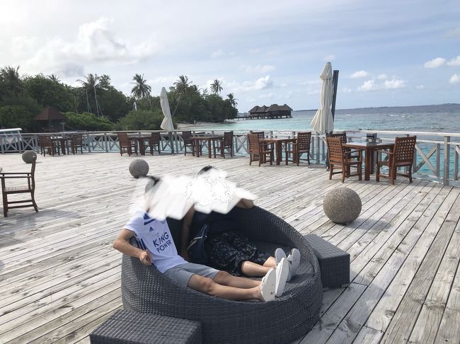 海上バーは景色良くて最高でした<br />