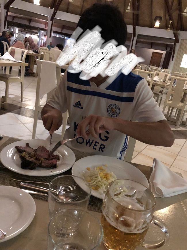 ディナーで何度も出たステーキ美味しかった！