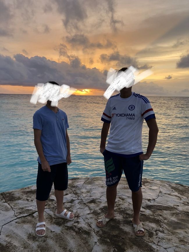 帰国日前夜は少し曇り