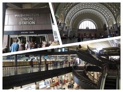 定刻どおり11時ころにワシントンに到着。

天井が高い立派な駅舎で、

駅の中にはフードコートやショッピングエリアもあります。

ユニクロまで入ってましたよ。さすが世界のユニクロ！
