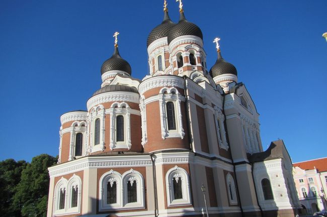 アレクサンドル・ネフスキー大聖堂<br />…ここまで来たのにすぐ後ろの<br />「トーンペア城」と「のっぽのへルマン」見るの忘れてるのに気づいた<br />あーあー