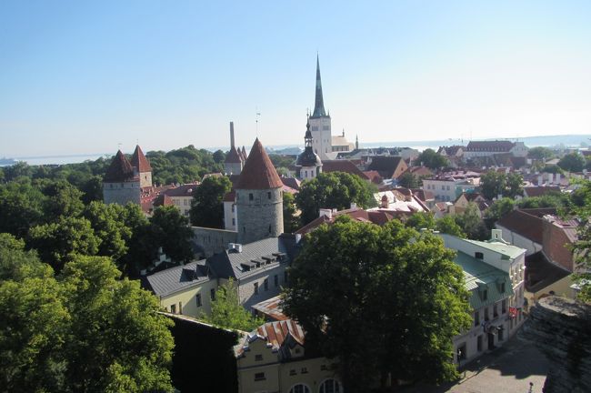 真ん中に見えるのは聖オレフ教会のようです<br />結構遠くまで見渡せますね