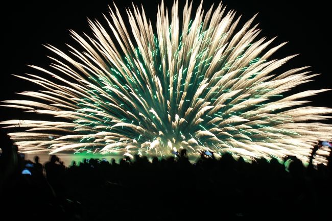 三尺玉海上自爆！！！それはそれは凄い花火でした＼^o^／～熊野大