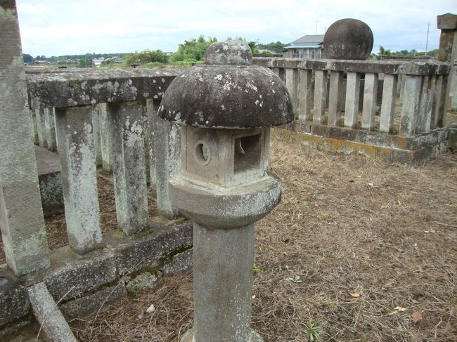 「天保の改革の水野忠邦の墓」「万松寺跡」茨城県結城市山川新宿1653－１