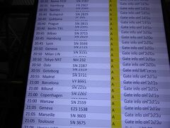 1時間半ほどのフライトで、17:50ブリュッセル空港に到着。
ベルギー初入国！（空港内だけだけどｗ）
成田行きは20:50、3時間のトランジットです。