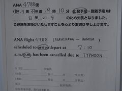 レンタカーを返して空港まで送ってもらうと、

欠航・・・・

ガーン！

さて、どうする。
