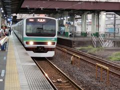 柏駅　常磐線快速上野行５時１４分発に乗る