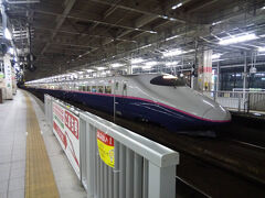 定刻通りに終点の仙台に到着。やっぱり新幹線は速くて快適です。