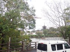 奈良公園内を通ると興福寺の五重塔が見えていました。
興福寺には以前訪れたことがあったので、今回は立ち寄る予定をしてなかったのですが、なんだかもったいない気がしてきました。