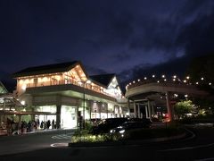 軽井沢駅
駅周辺も宵闇に包まれました。