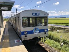 12；53
田んぼアート駅に到着
（この駅は早朝や夕方は通過）