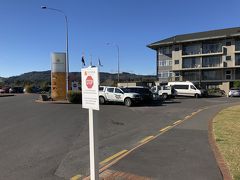 翌朝撮影しましたが、ホテルの写真。Sudima Lake Rotorua