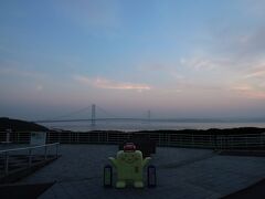 淡路SA
着きました、一気に眠気が覚めます
明石海峡大橋を渡り淡路島へ到着