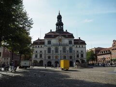 古い市庁舎（Rathaus）は、北ドイツでは最古の木造建築。