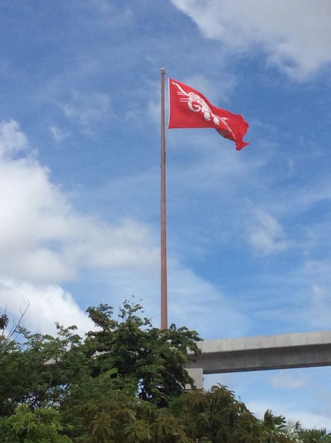 路線バス（508番）でエラワンミュージアムに向かいました。